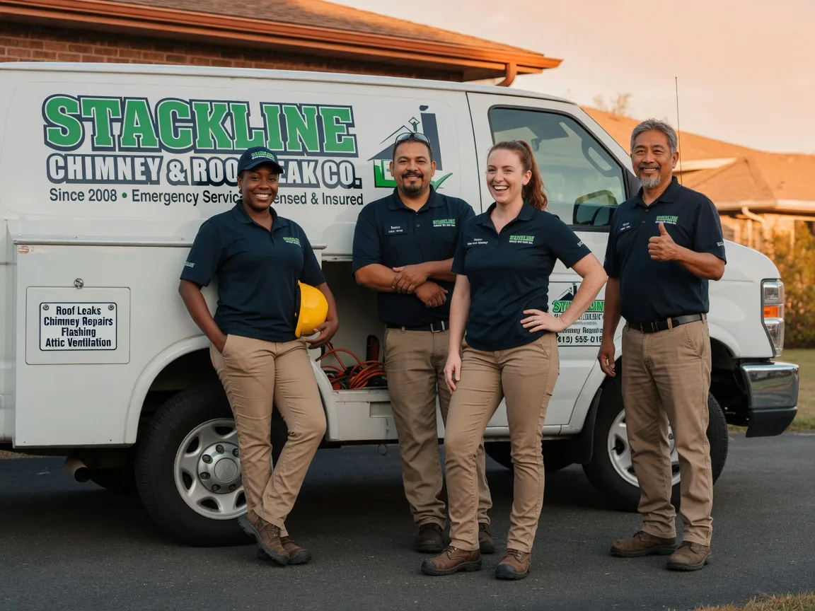 Chimney flashing repair company in Athens, OH